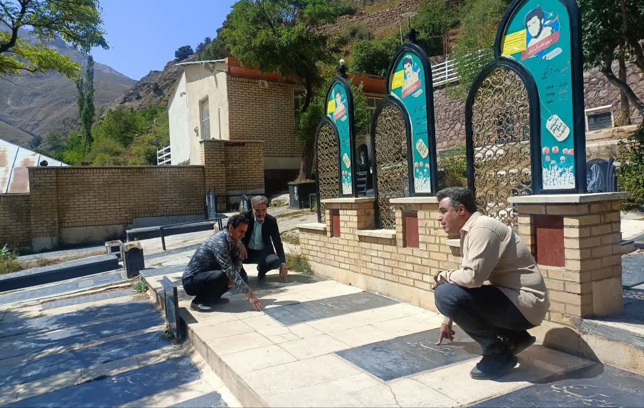 بازدید میدانی اعضای شورا و دهیار از سطح روستا